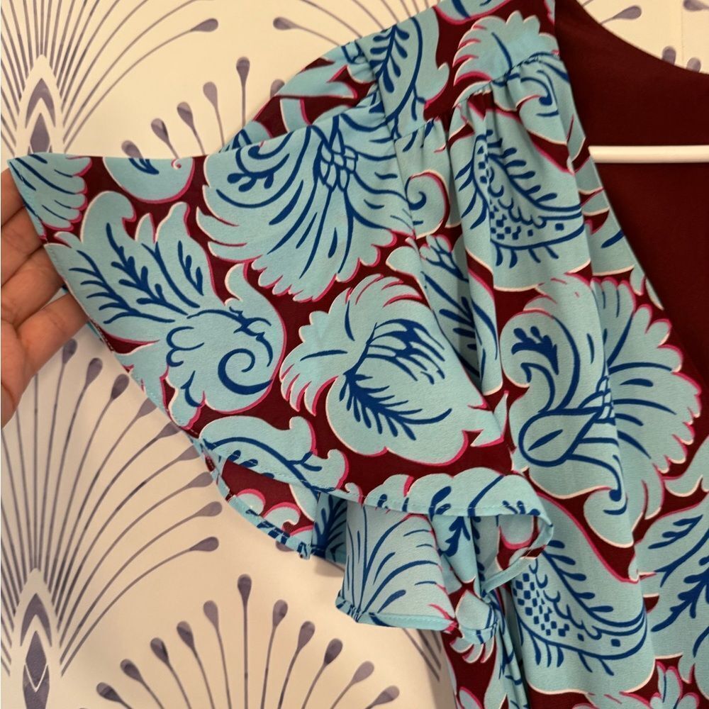 J. Crew Blue Sweetheart Maxi Sundress size 8 - Picture 6 of 8